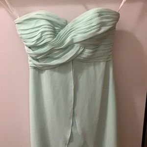 Mint prom or bridesmaids dress